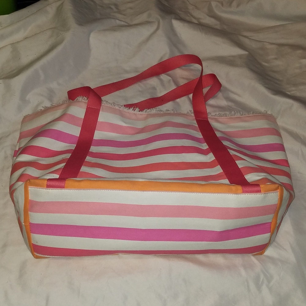 Victoria's Secret canvas open tote bag. - Picture 5 of 8